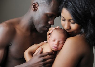 baby portraits with parents