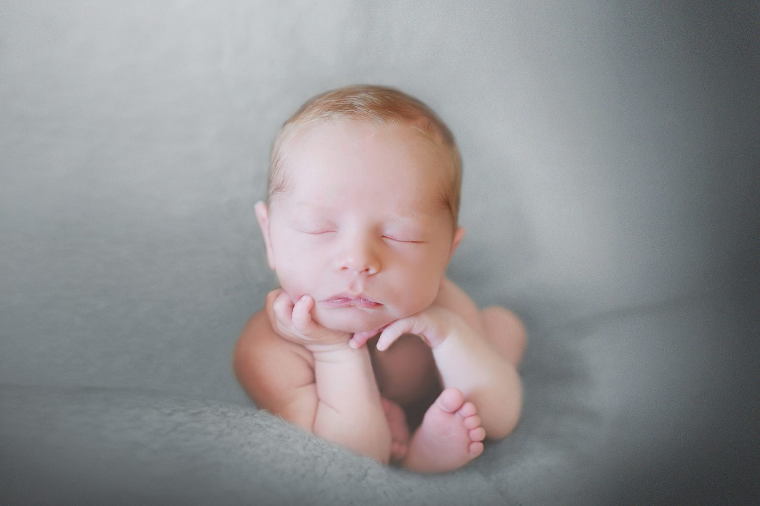 newborn posing